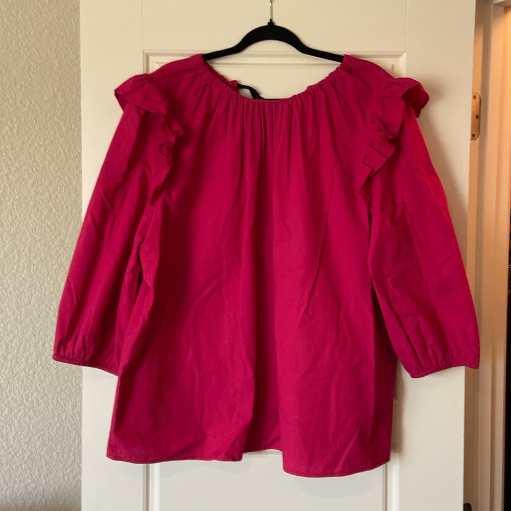 Loft-Cute pink blouse, new with tags!